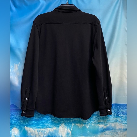 Frank & Eileen Eileen Button-Up Shirt TRIPLE FLEECE Size: M Black - Picture 10 of 16